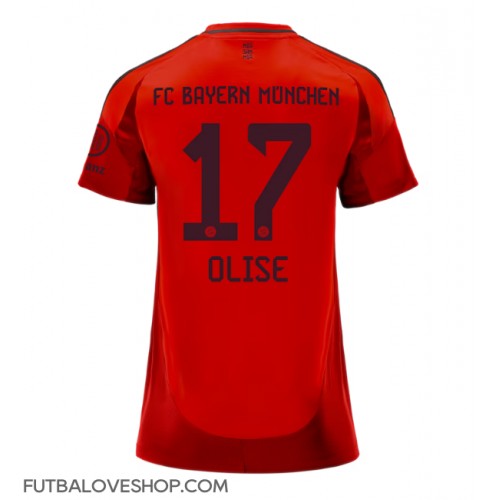 Dres Bayern Munich Michael Olise #17 Domáci pre Ženy 2024-25 Krátky Rukáv